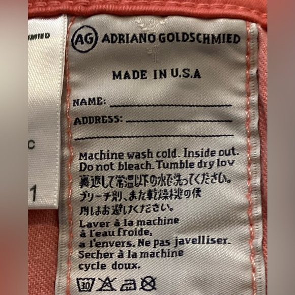 Adriano Goldshmeid cigarette pants, coral size 31 - Picture 13 of 14